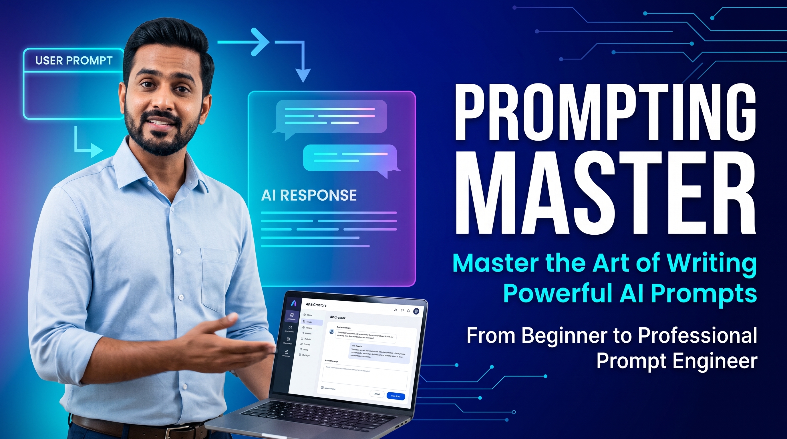 Prompting Master: The Complete Step-by-Step Course from Beginner to Professional