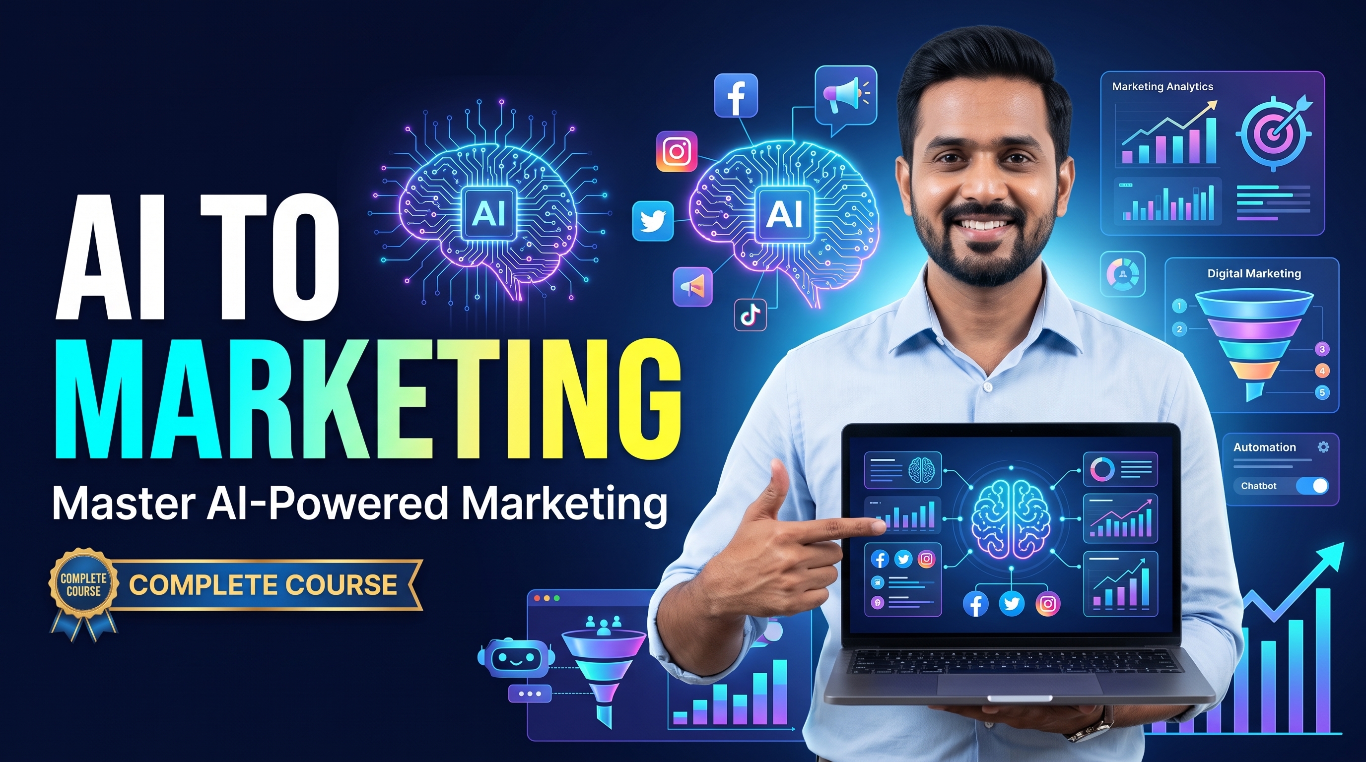 AI to Marketing Mastery | Create, Automate and Scale Powerful Marketing