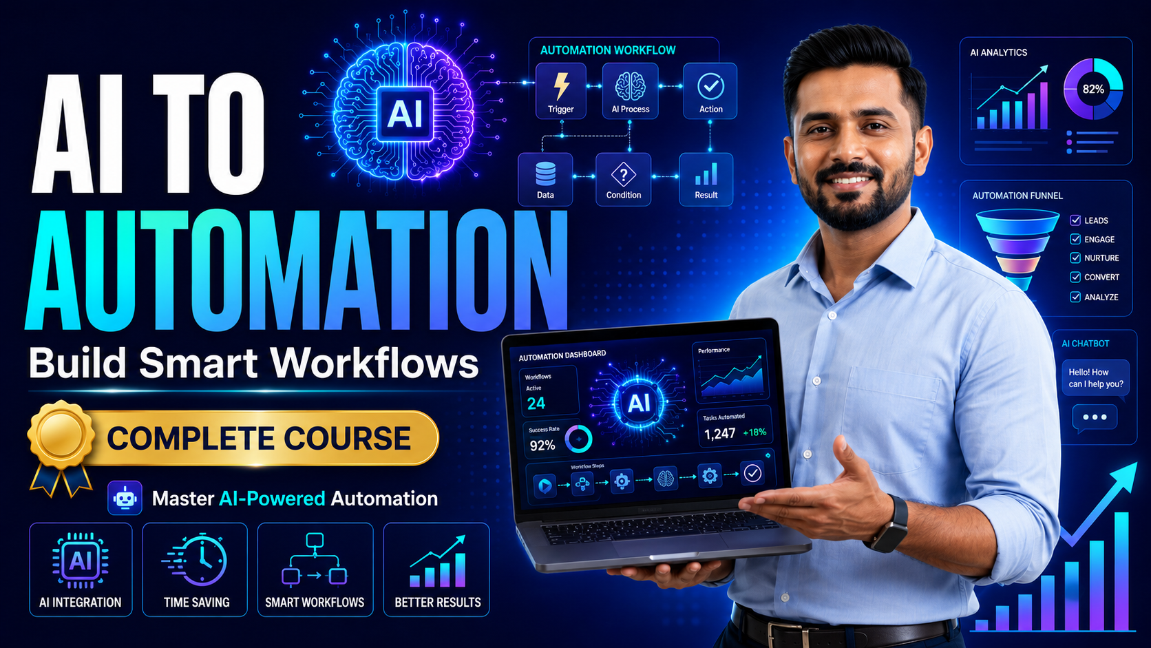 AI to Automation Mastery | Build, Automate and Scale Smart Workflows